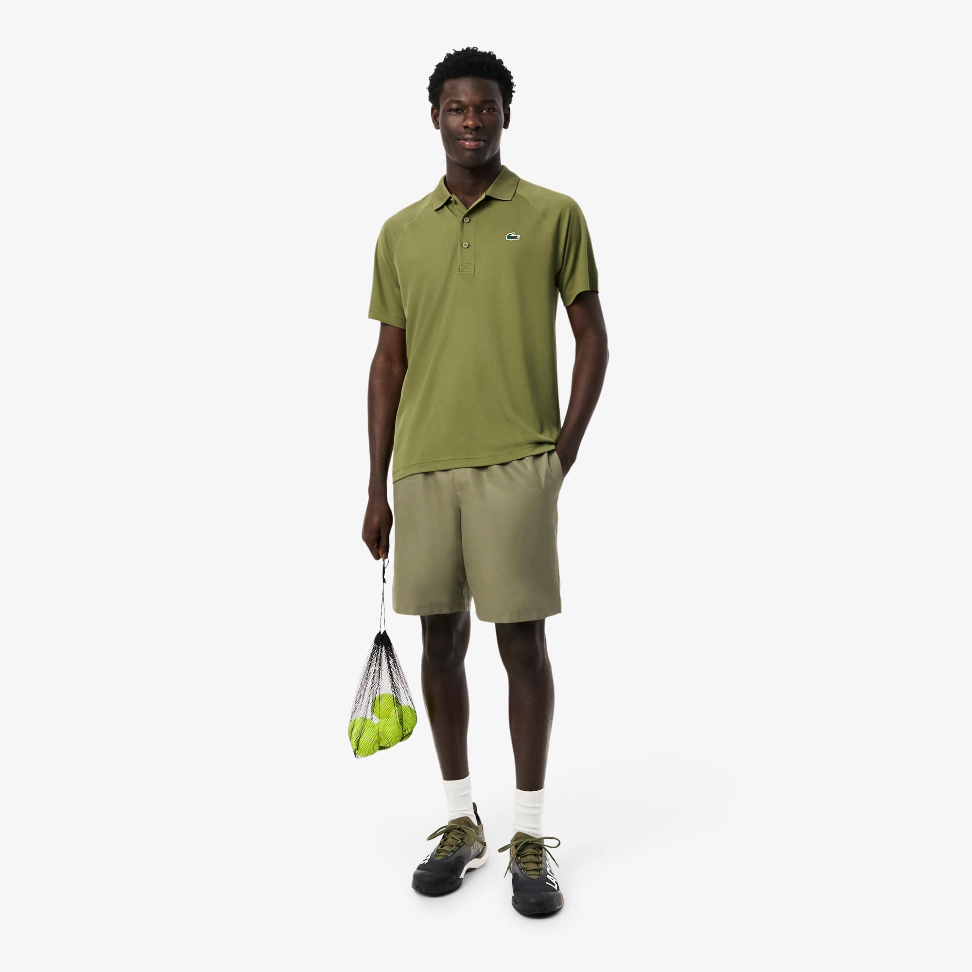 Lacoste Men's Lightweight Tennis Shorts - Xl - 6 In Multi
