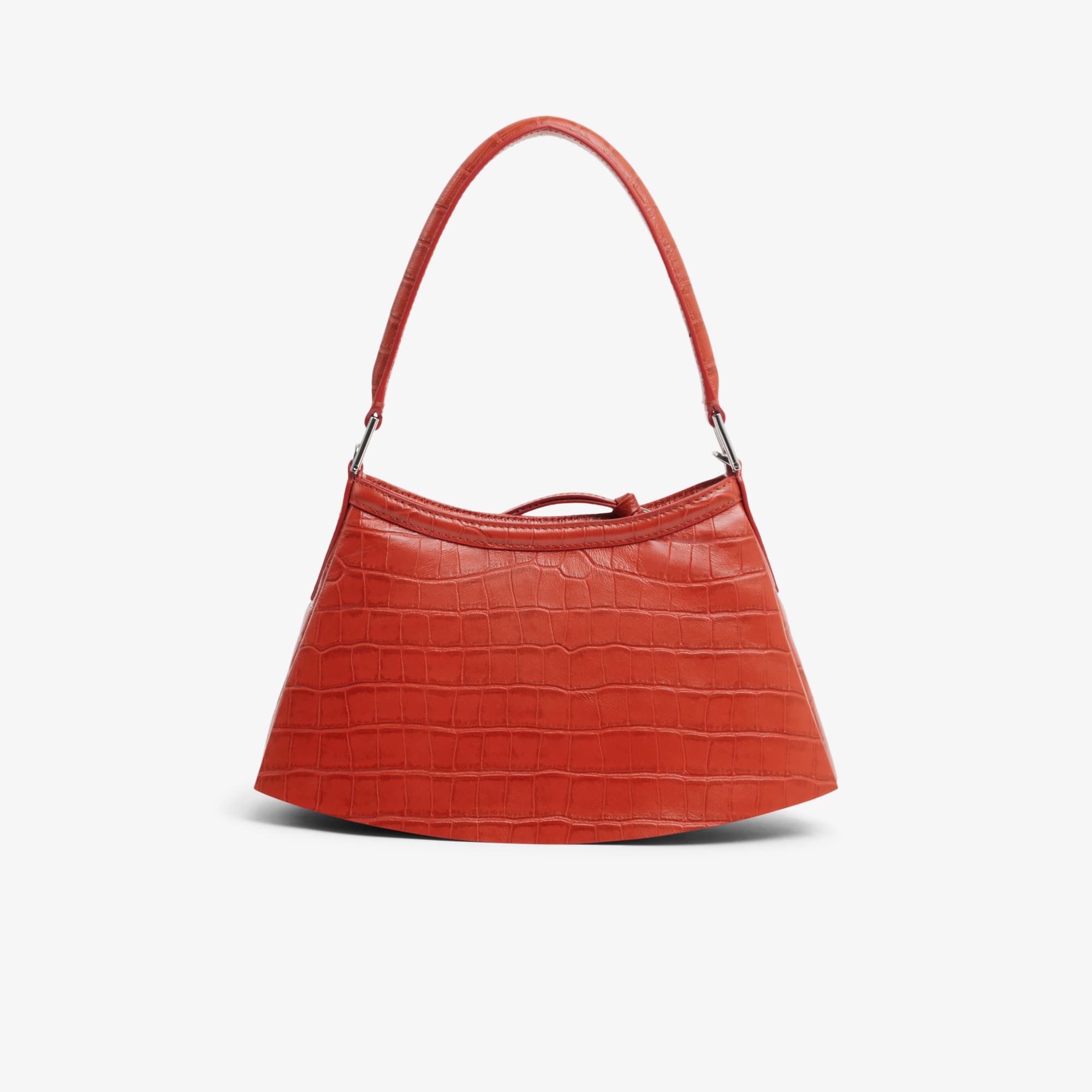 Runway Small Lenglen Crocodile Effect Leather Bag - undefined