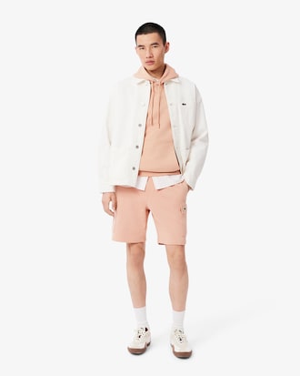 Sudadera con gorro de forro polar de algod&oacute;n para hombre