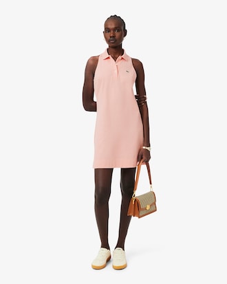 Sleeveless Piqu&eacute; Polo Dress