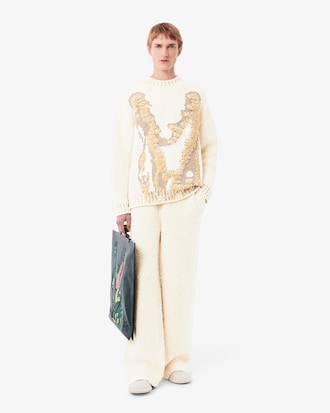 Men's Runway Oversized Knit Track Pants