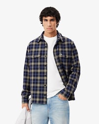 Men's Oversized Checkered Overshirt