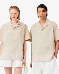Chemise relaxed fit broderies D&eacute;fil&eacute;
