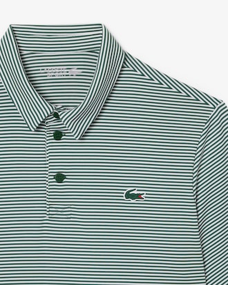 Ultra Dry Striped Golf Polo Shirt