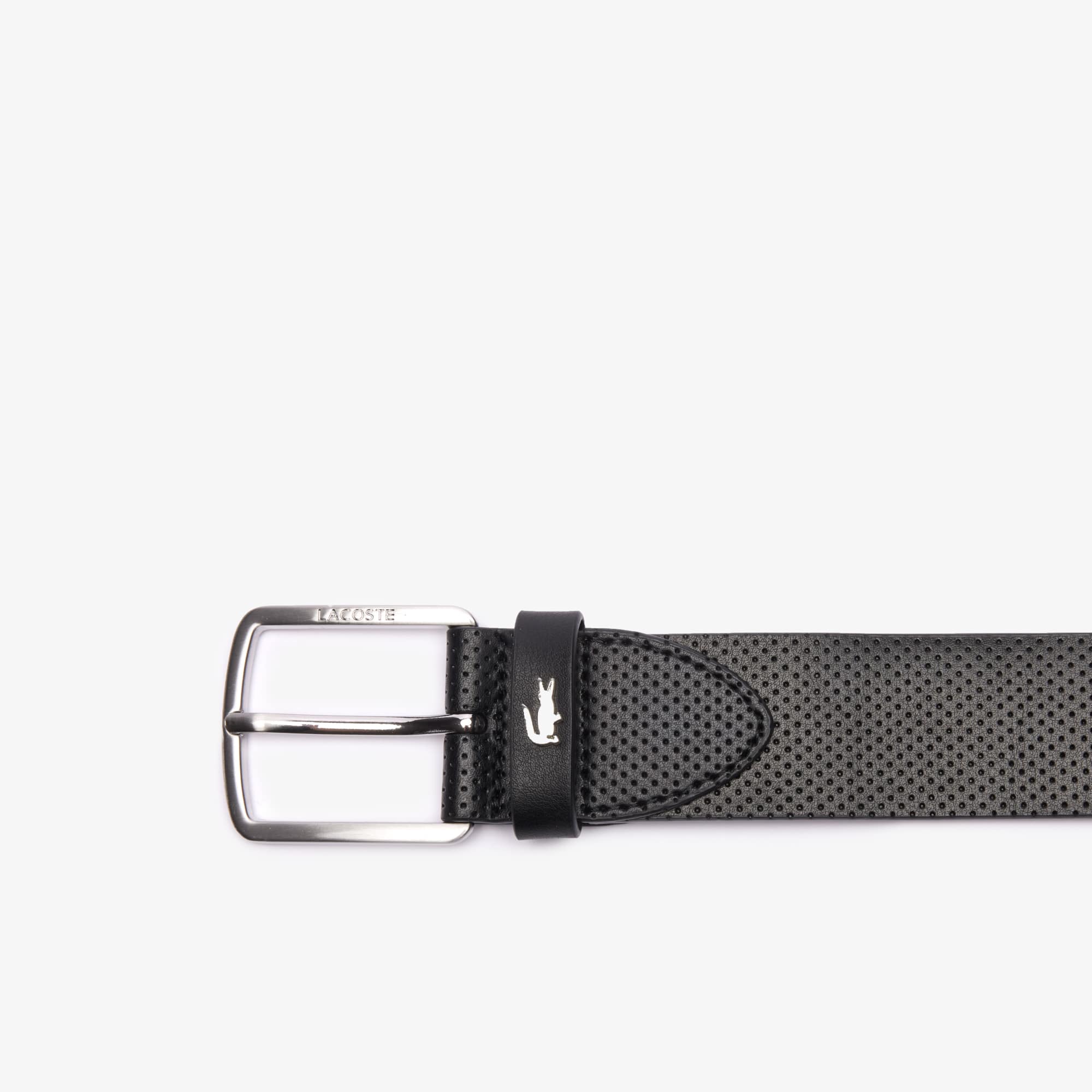 Lacoste レザー ブラックベルト Men's Reversible Leather Belt - Belts - New In 2025 | Lacoste