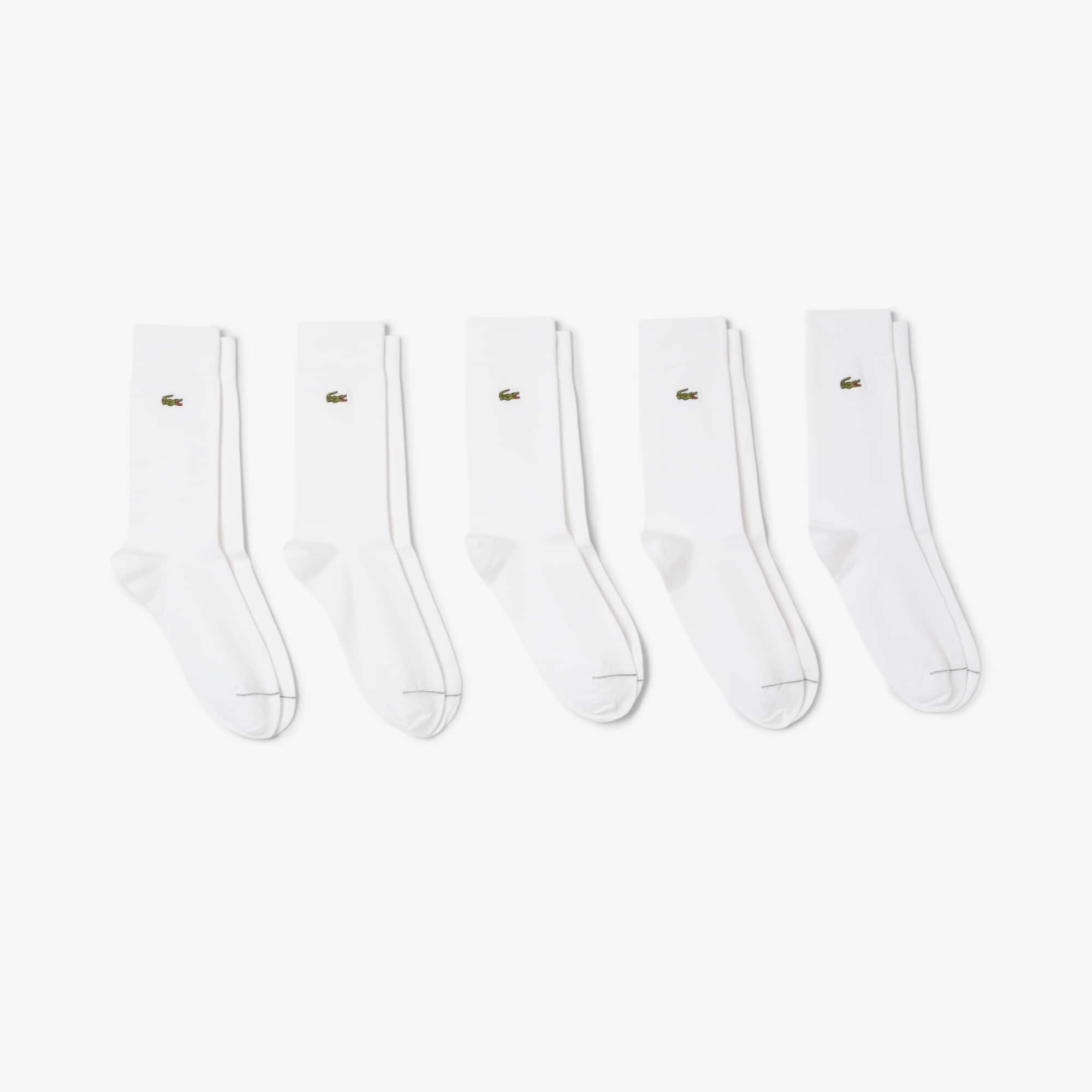 Lacoste Unisex 5-Pack Cotton Socks