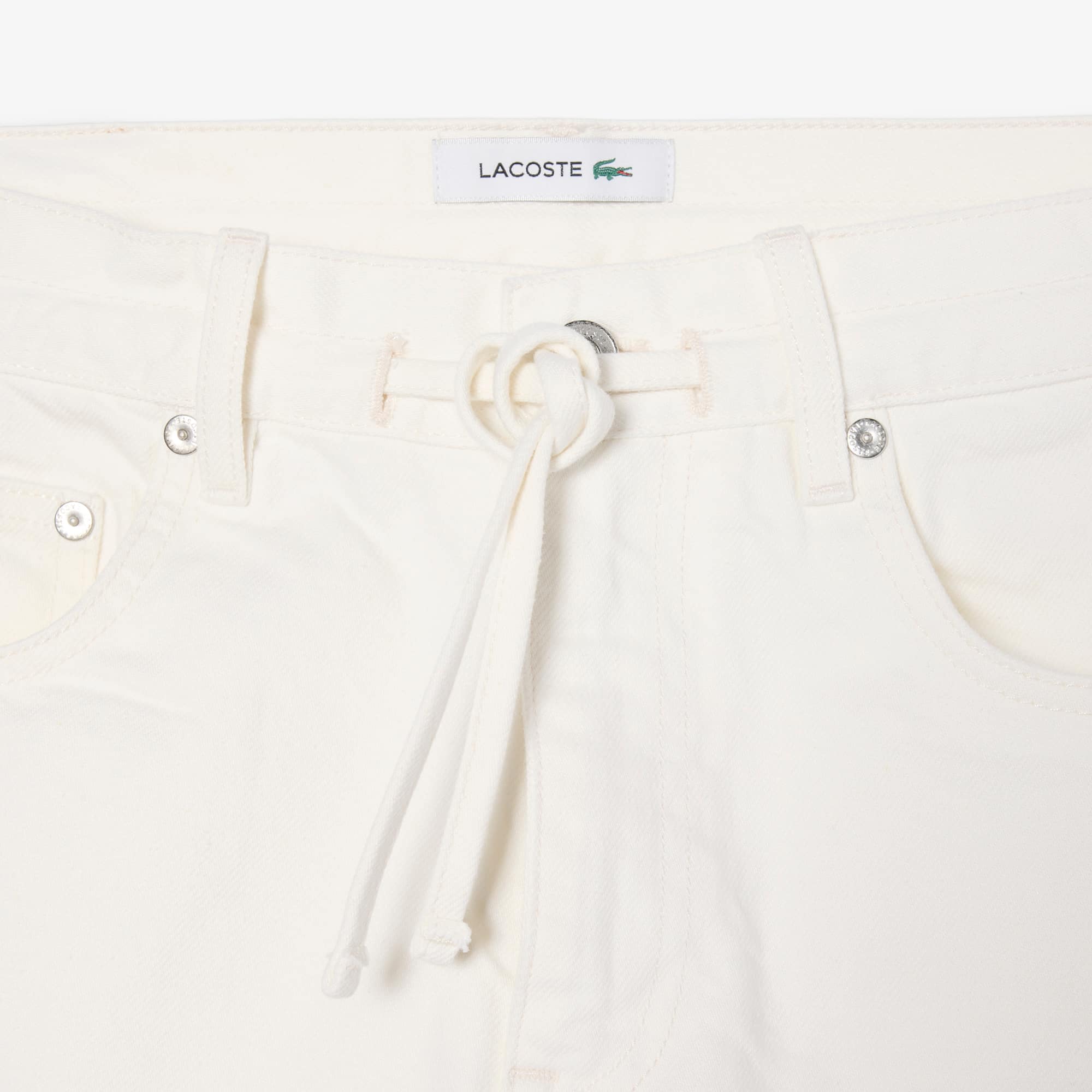 Cotton Denim Shorts