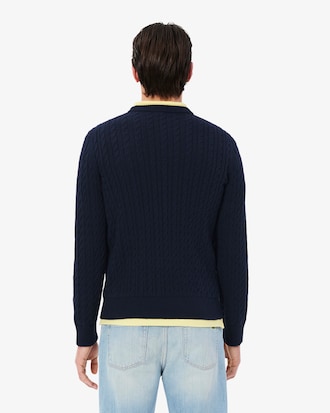 Men's Cable Knit Cotton Sweater
