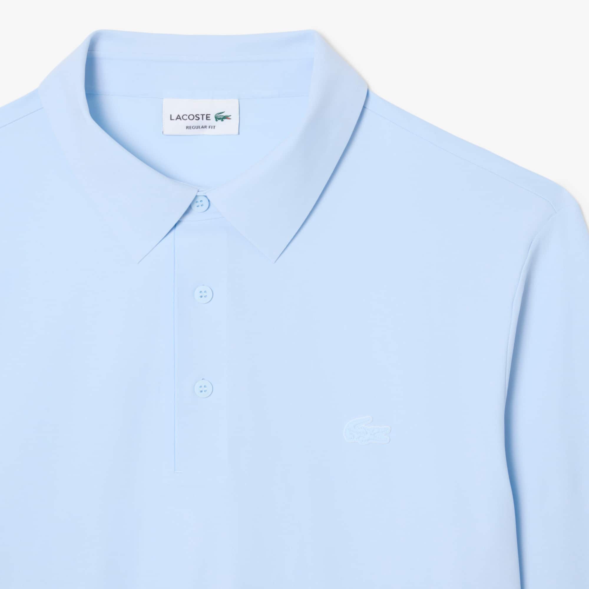 Regular Fit Long Sleeved Commuter Polo Shirt