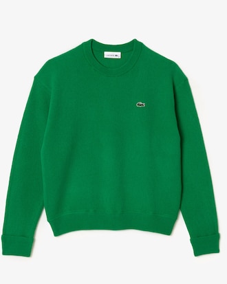 Women's Relaxed Fit Wool Moss Stitch Sweater