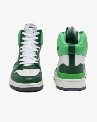 Men's L001 Mid Contrasted Leather Sneakers