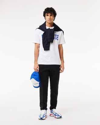 Men's Contrast Badge Cotton T-Shirt