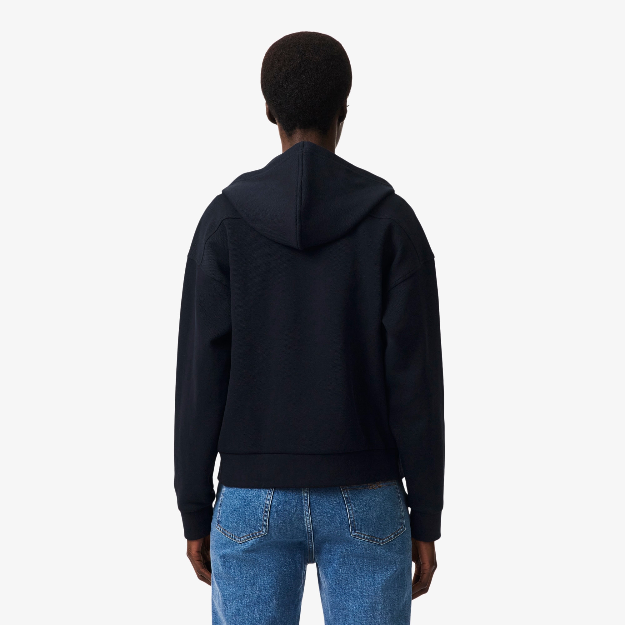 Women's Zip-Up Piqué Hoodie - Sweaters & Sweatshirts - New In 2026