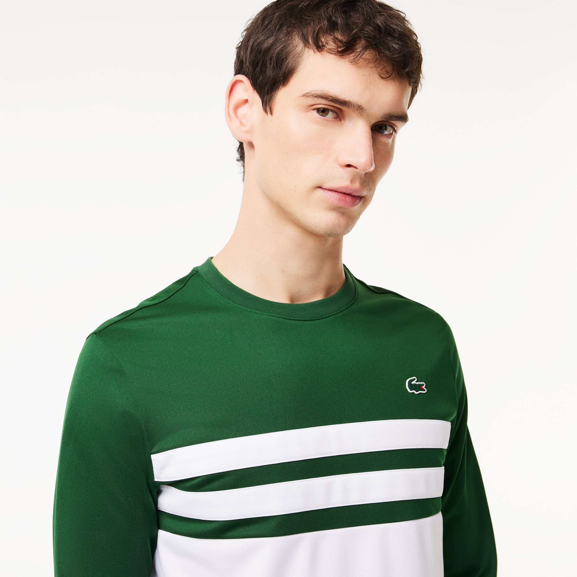 【超おすすめ】Lacoste Point Logo Sweat Shirt Men's Stretch Tennis Sweatshirt - Sweaters & Sweatshirts