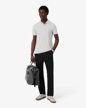 Slim Fit Branded Piqu&eacute; Polo