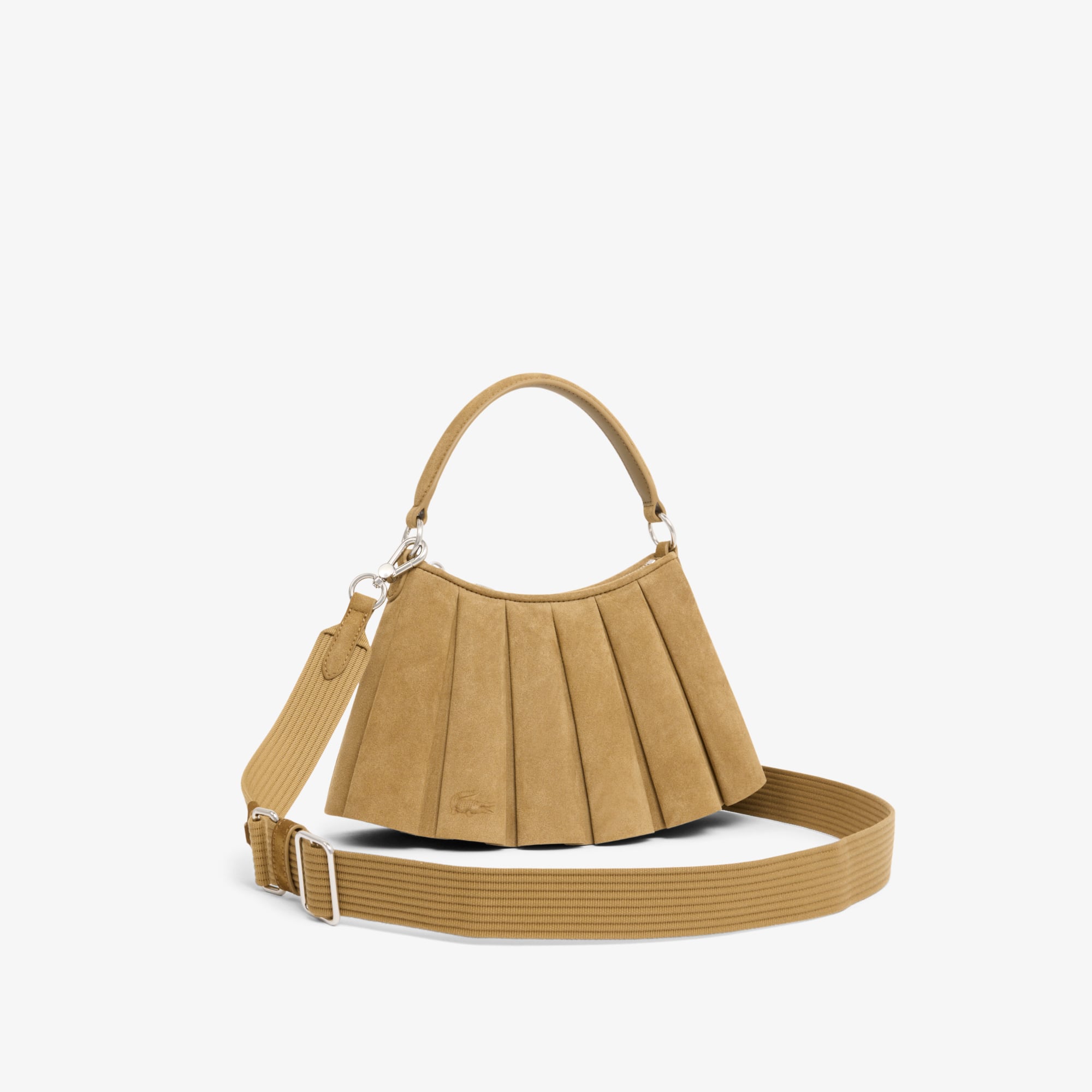 Small Lenglen Suede Leather Purse