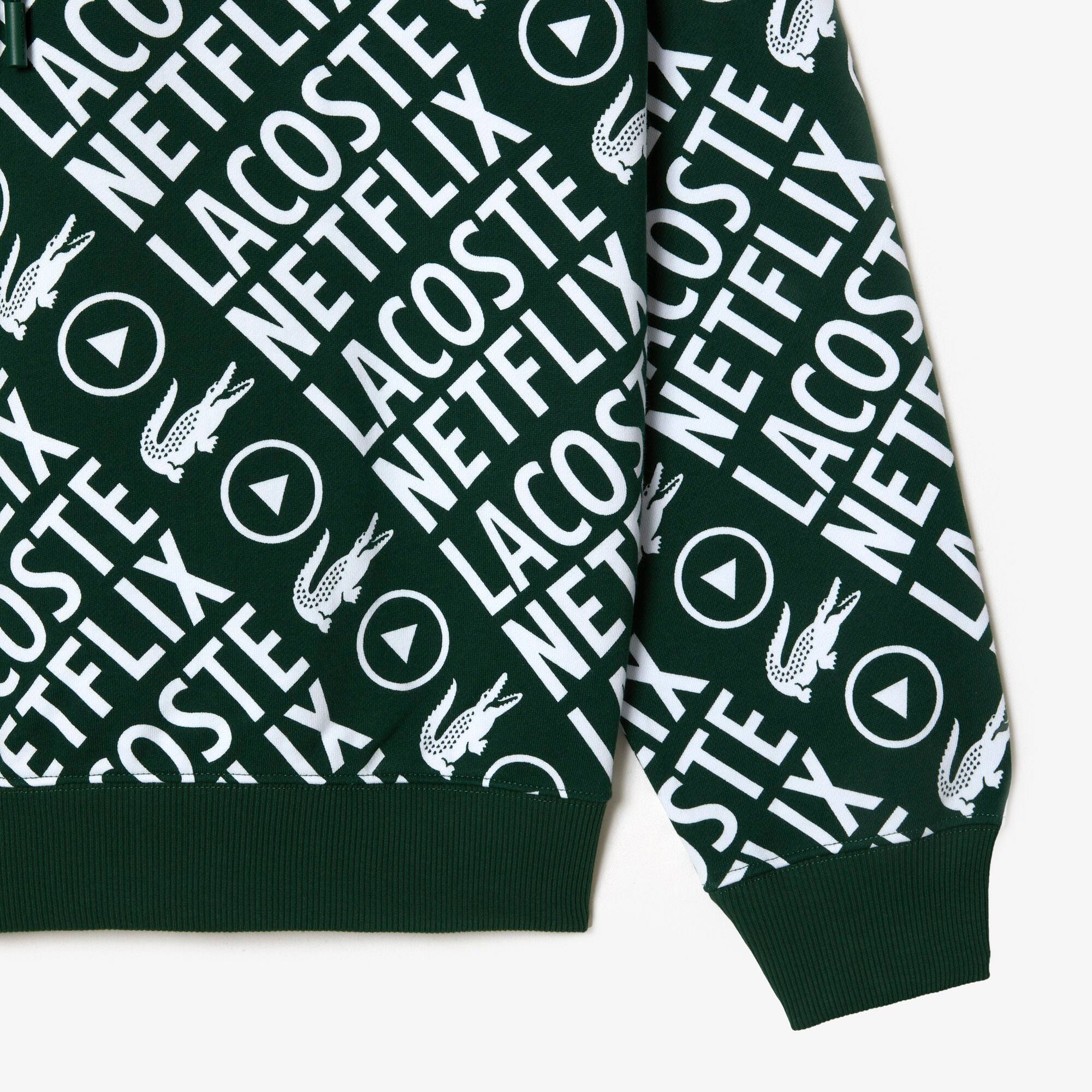 Men's Lacoste x Netflix Loose Fit Organic Cotton Sweatshirt