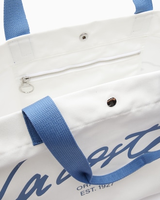 Large Print Canvas Tote