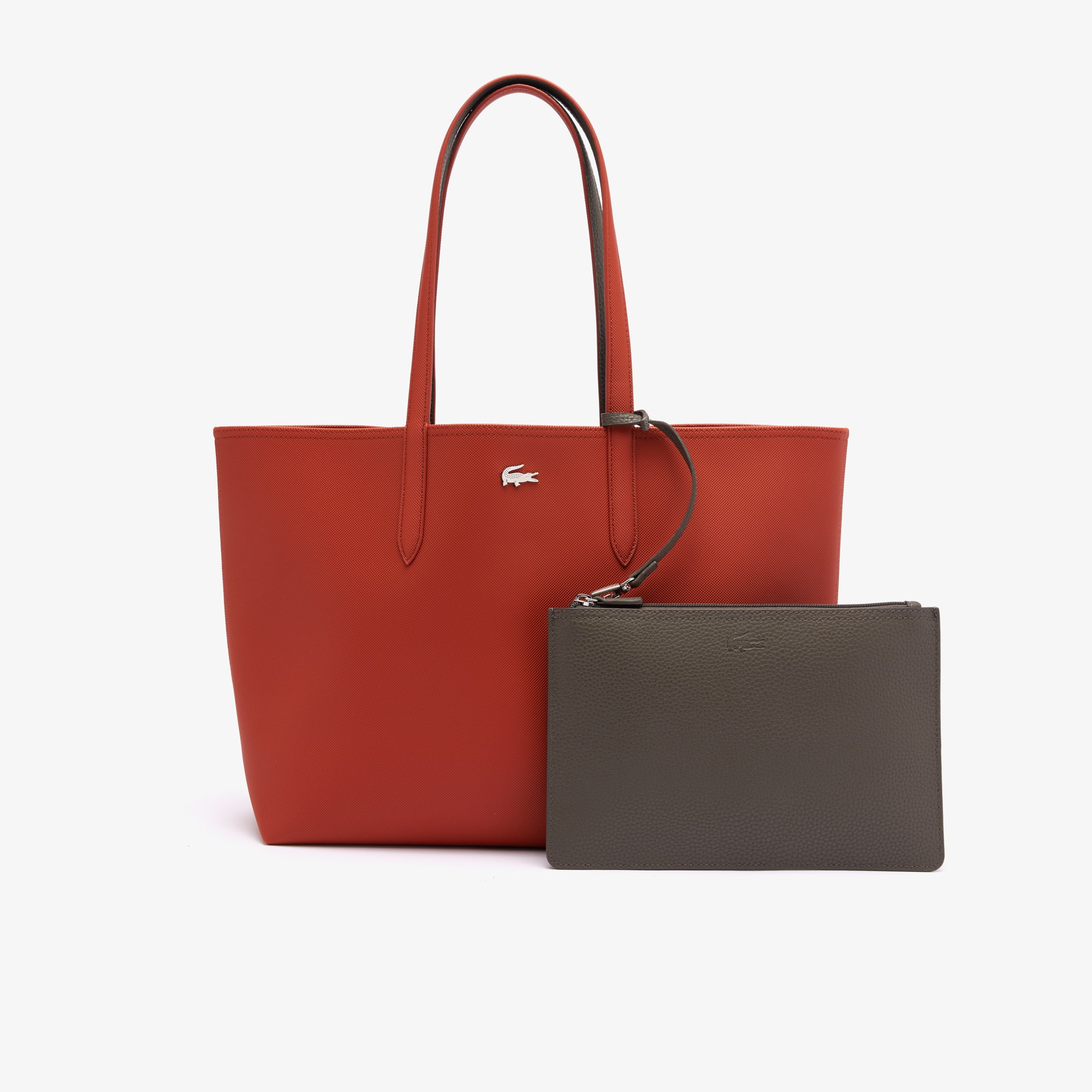 ★LACOSTE★ Women Anna Horizontal Large Shopper Bag NF2142A5 Women's Anna Reversible Tote & Pouch - Bags - New In 2025