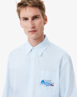 Men's Relaxed Fit Croc Badge Shirt