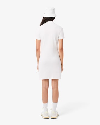 Women's Slim Fit Stretch Mini Piqué Polo Dress