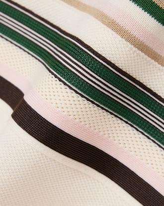 Women's Made In France Slim Fit Striped Polo