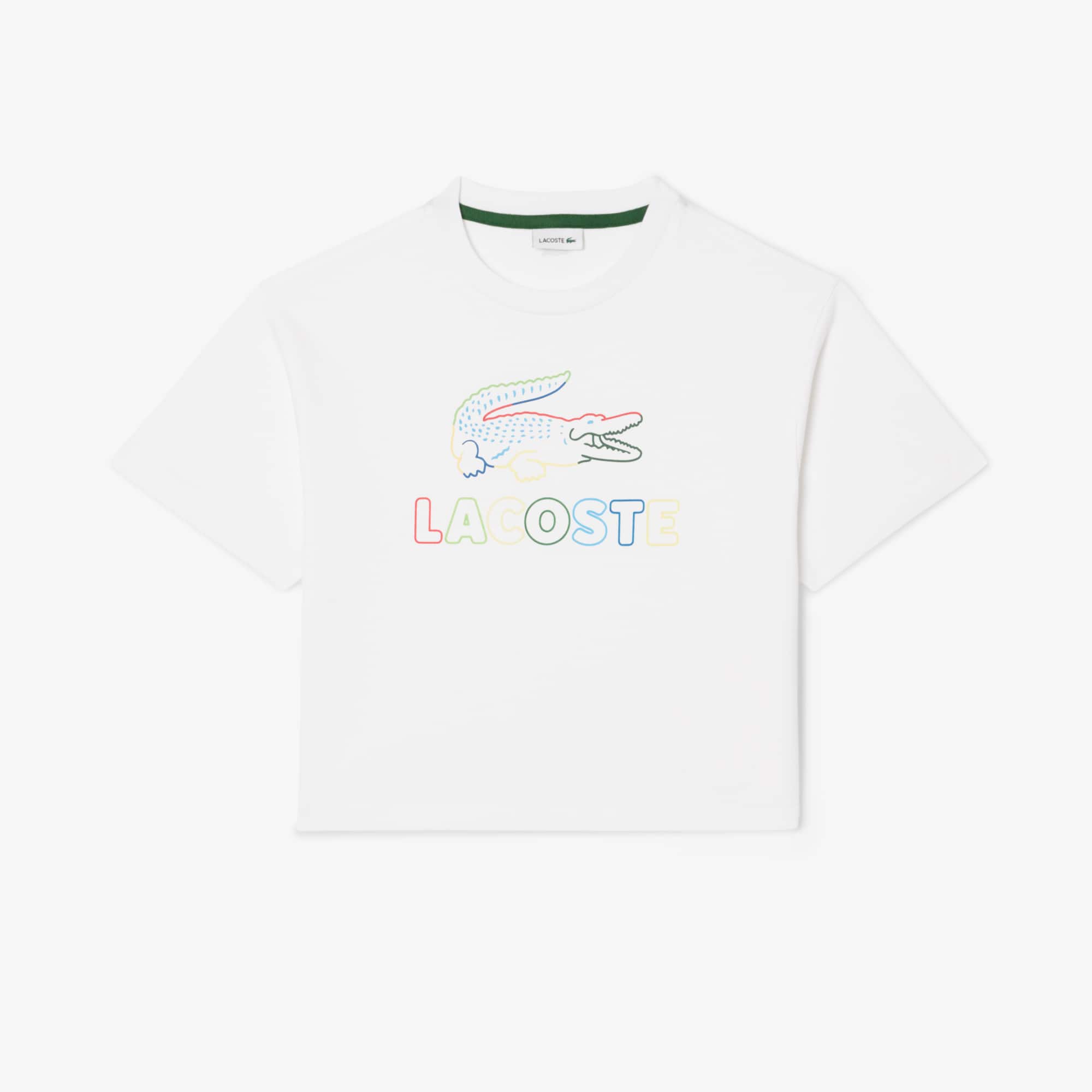 Girls' Oversized Print Cotton T-Shirt - Teens T-Shirts