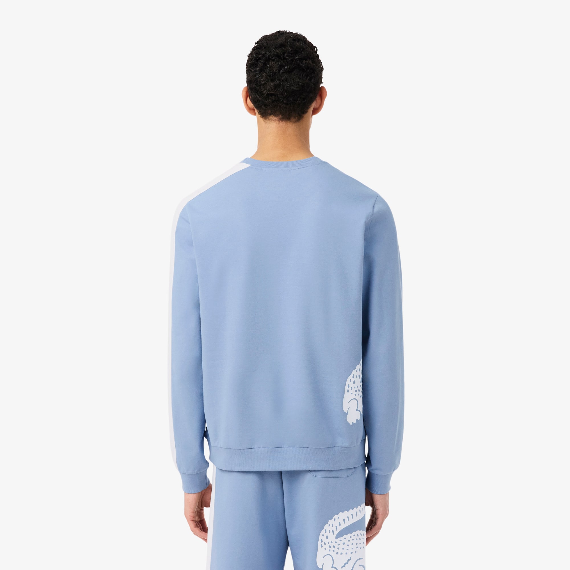 Men's Printed Fleece Lounge Sweatshirt