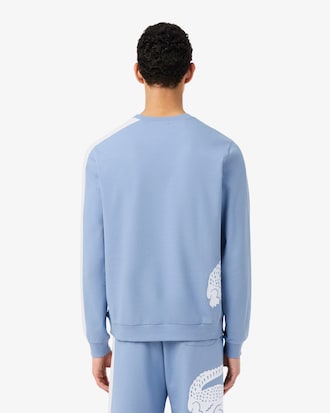 Men's Printed Fleece Lounge Sweatshirt