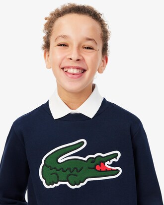 Sudadera con Gorro Unisex de Felpa con Cocodrilo