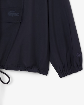 Women's Oversized Wool Blend Pullover Jacket