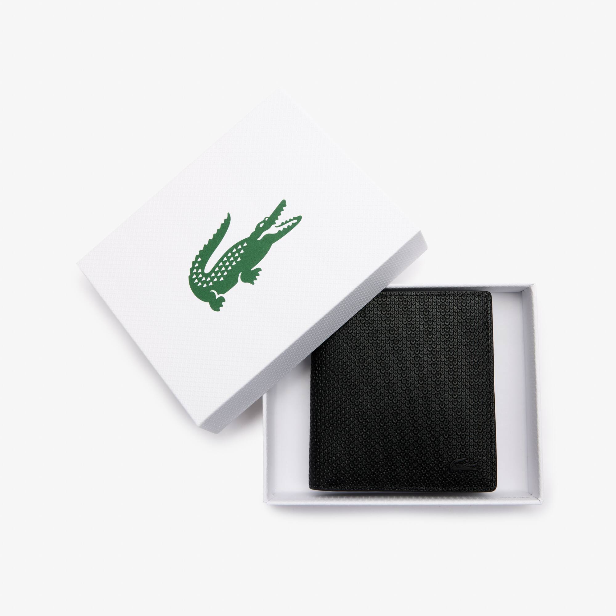 ★LACOSTE★ Men's Shantaco Business Card Holder Black NH5027 Men's Chantaco Leather Card Holder - Bags - New In 2025