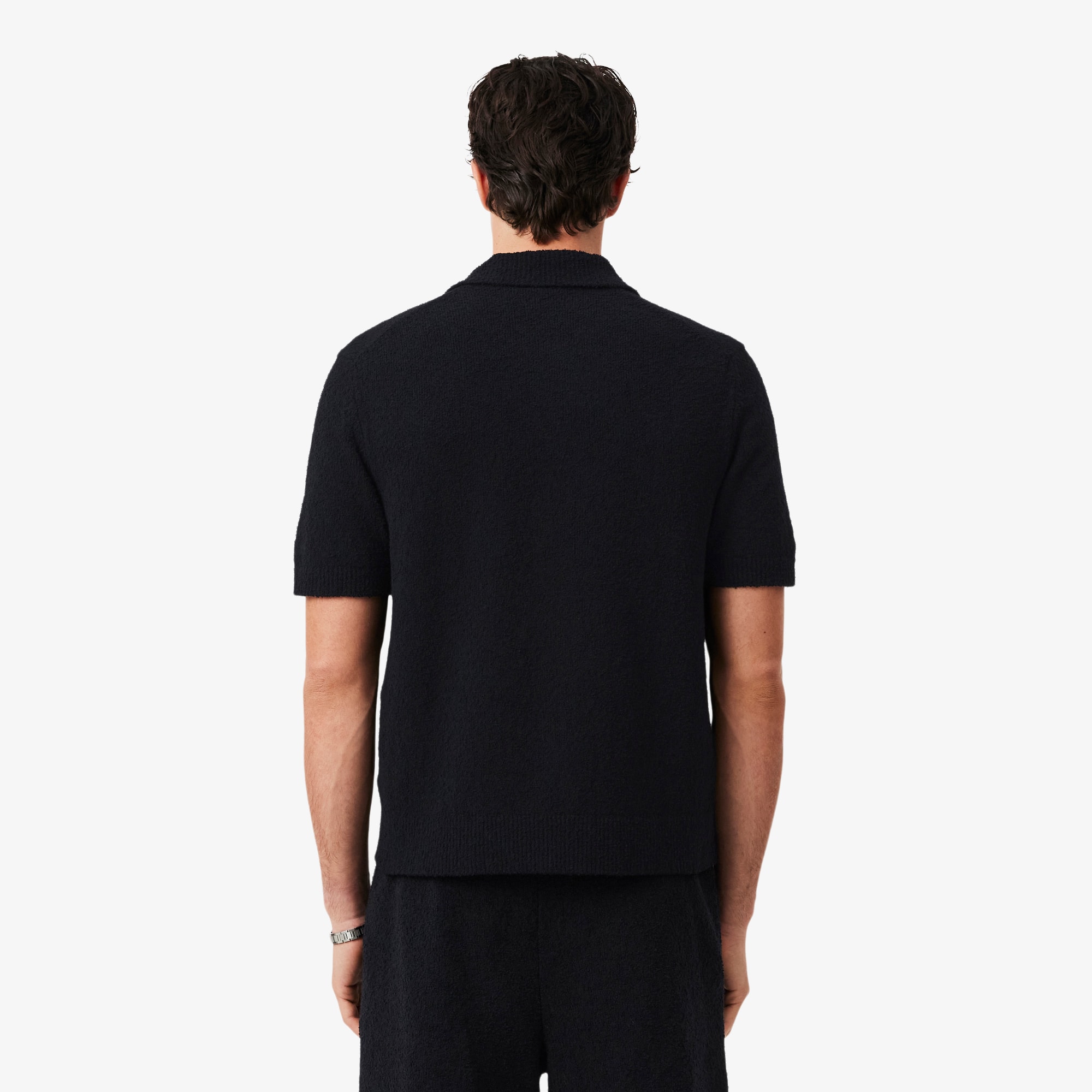 Classic Fit Bouclé Knit Polo - Sweaters & Sweatshirts - New In