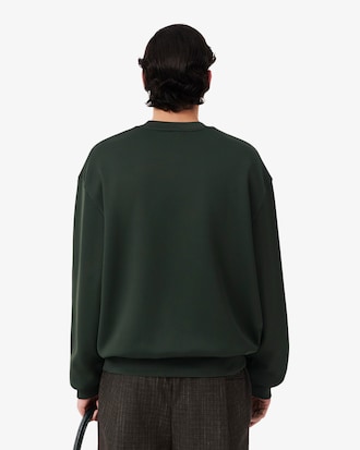 Runway Floral Crocodile Satin Sweatshirt