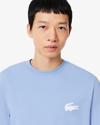 Men's Crocodile Print Cotton Undershirt
