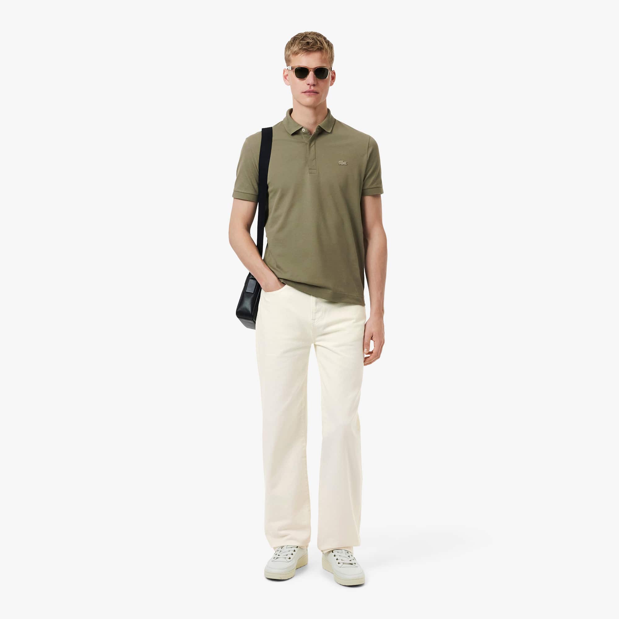 Men's Regular Fit Paris Stretch Piqué Polo - Polo Shirts - New In