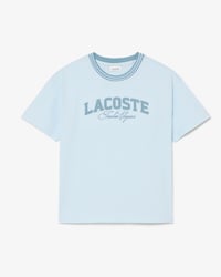 T-shirt coton marquage Lacoste