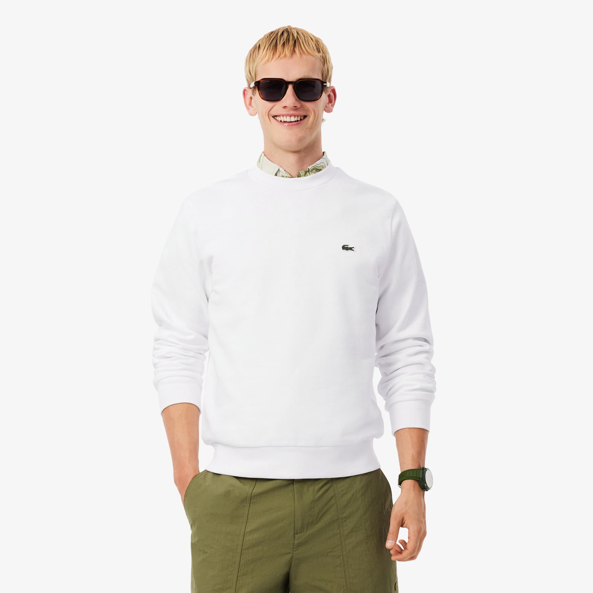 Men's Classic Fit Fleece Sweatshirt - Sweaters & Sweatshirts