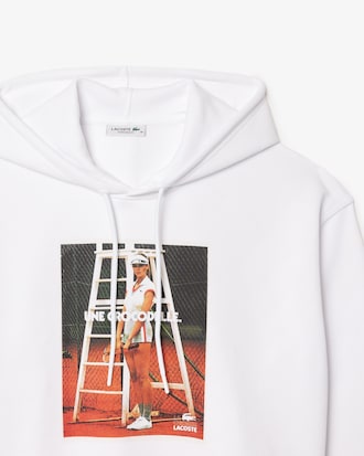 Sudadera con gorro y estampado extragrande