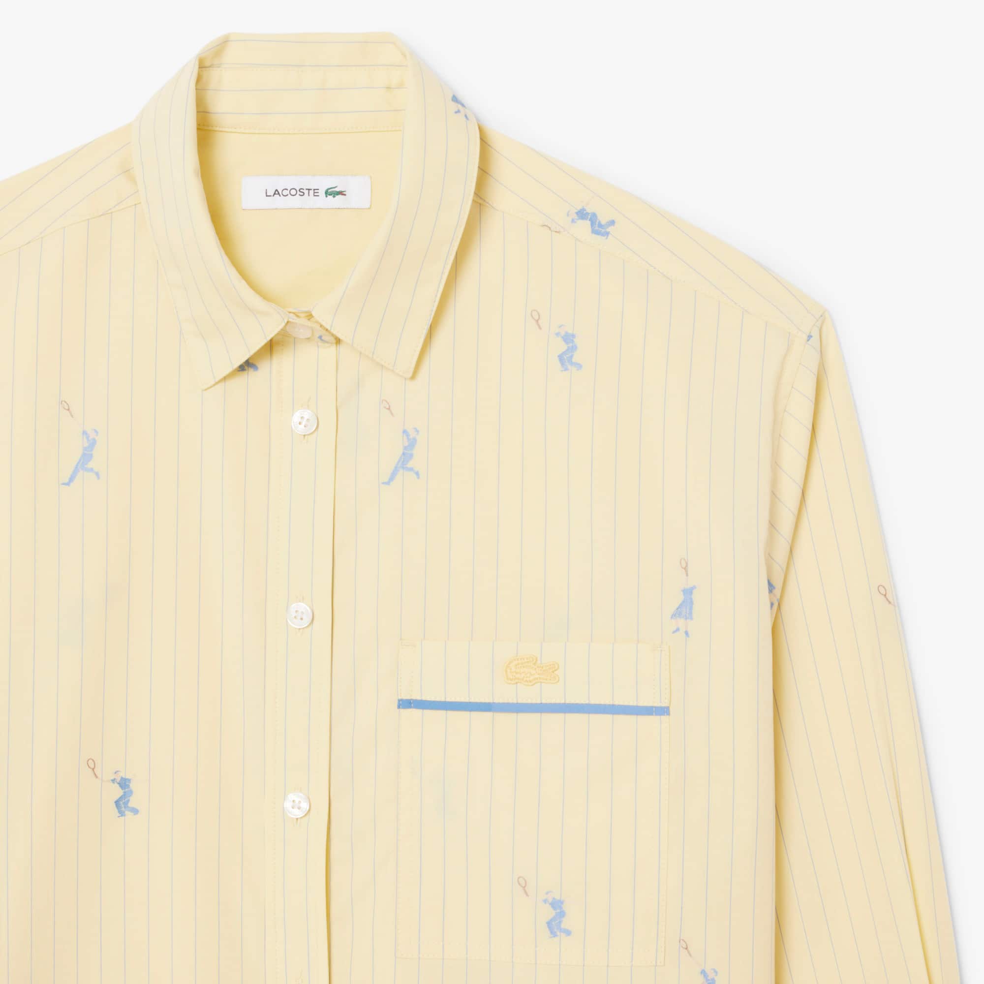 Oversized Shirt with Motifs