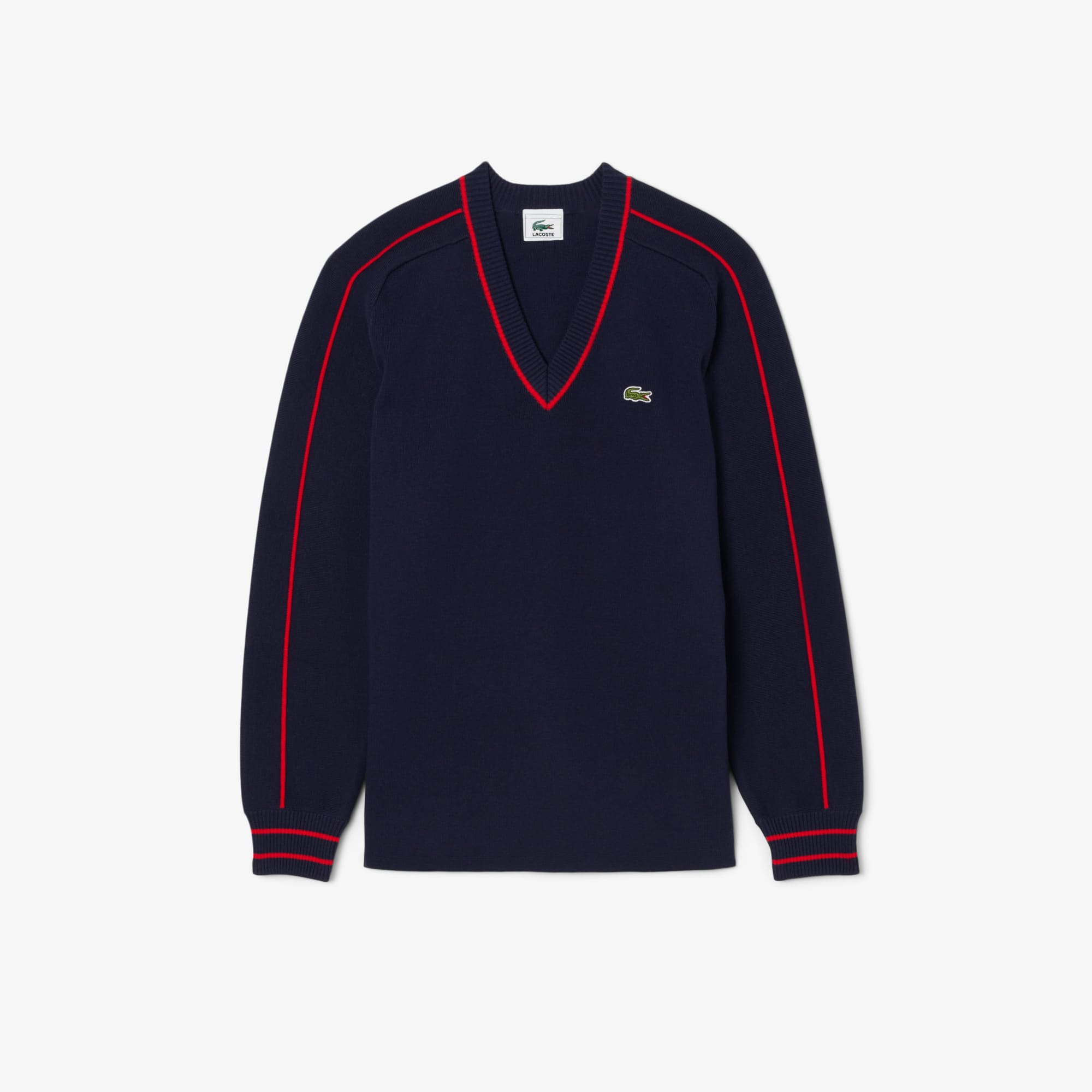 Men's Archive Edition Striped V-Neck Sweater - Sweaters