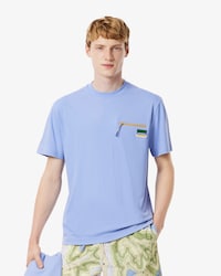 Men's Zipper Pocket Interlock T-Shirt