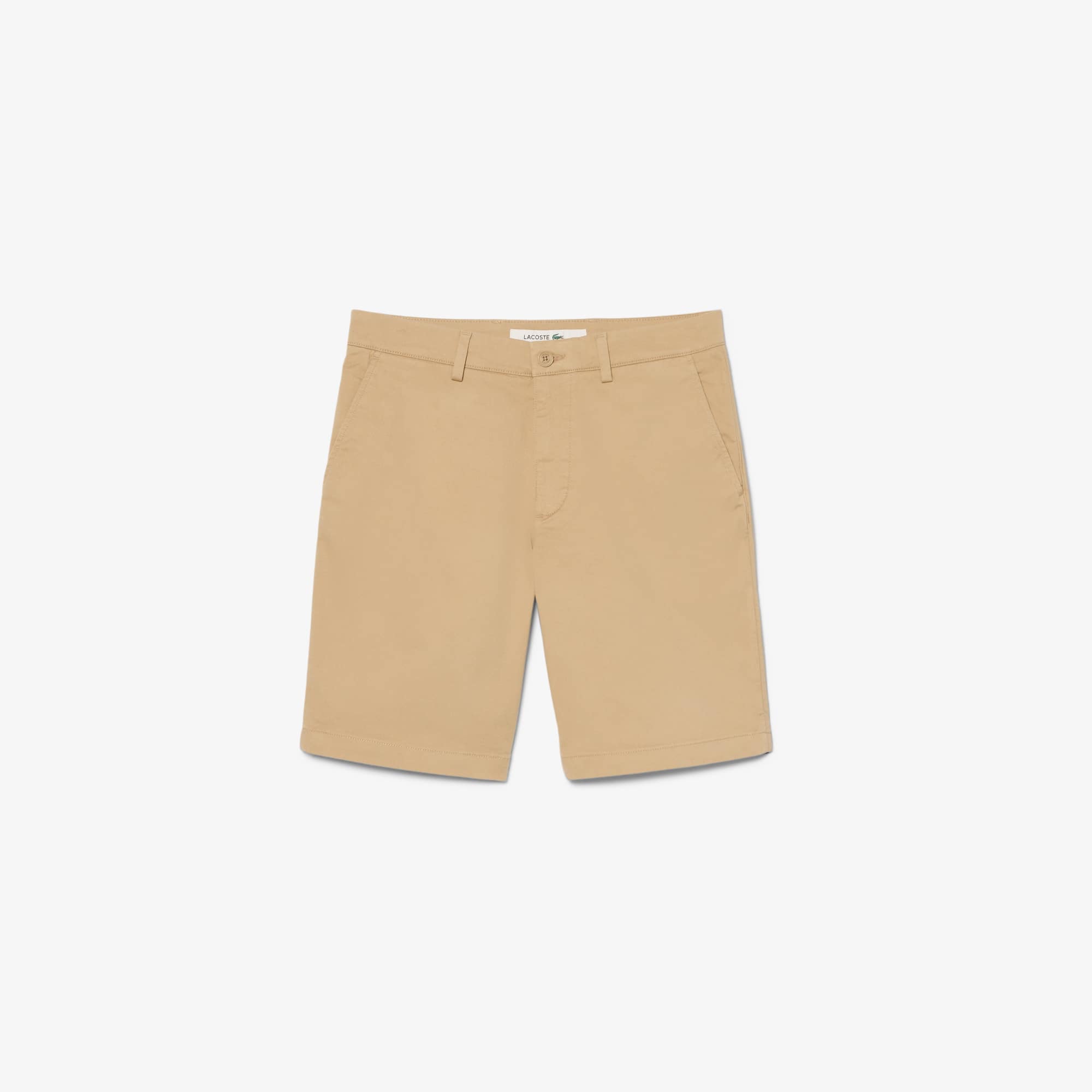 Regular Fit Stretch Cotton Chino Bermuda Shorts