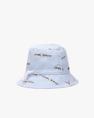 Kids&rsquo; Contrast Print Organic Cotton Gabardine Bucket Hat
