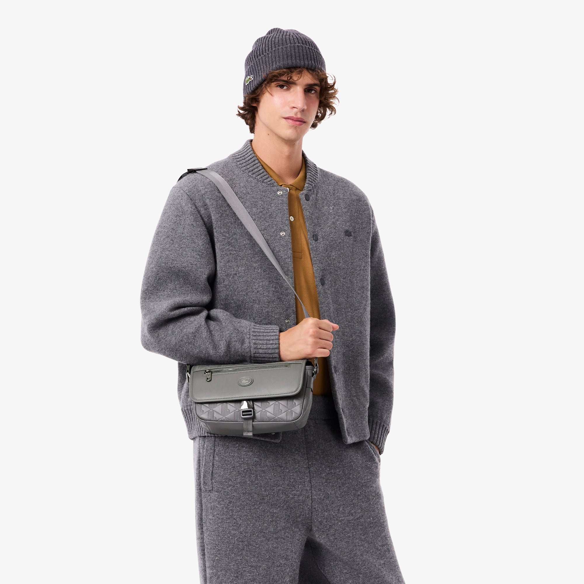 Men's Small Monogram Leather Flap Satchel - Bags - New In 2025