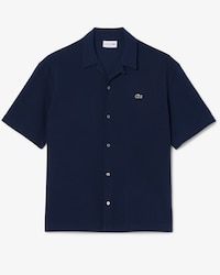 Relaxed Fit Short Sleeved Piqu&eacute; Shirt