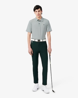 Ultra Dry Striped Golf Polo Shirt