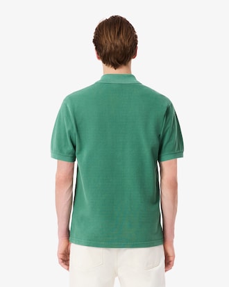 Men's Classic Fit L.12.12 Wash Effect Polo