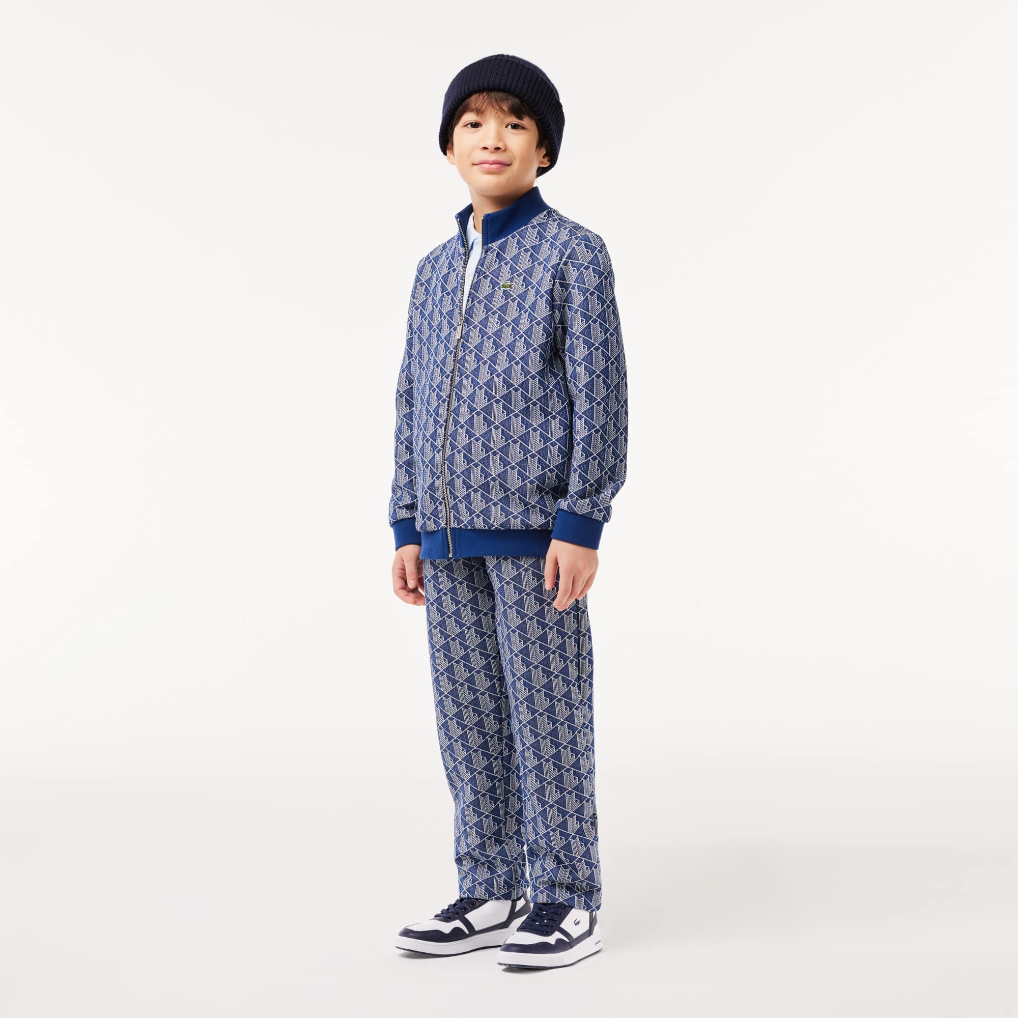最終価格‼️LACOSTESPORTセットアップsize US M LACOSTE Men's Paris Monogram Zip-Up Sweatshirt – K MOMO
