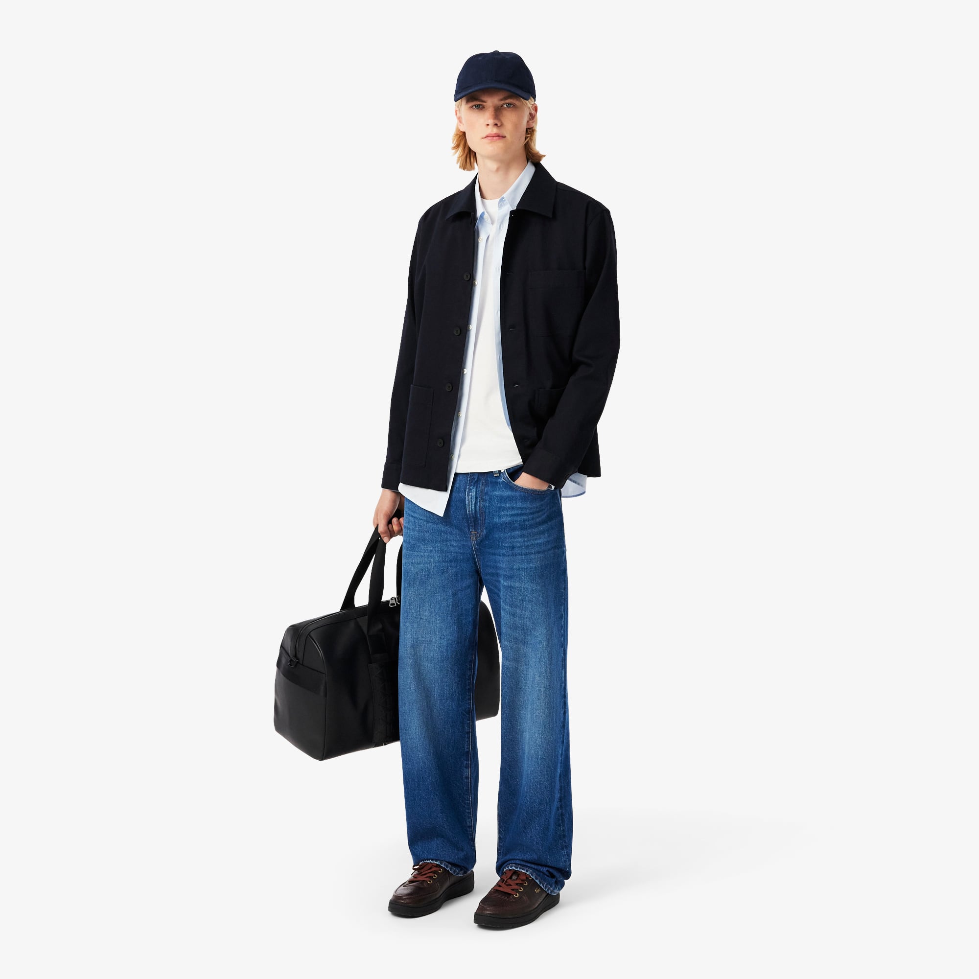 Men's Cotton Overshirt Jacket - Button Down Shirts - New In 2026